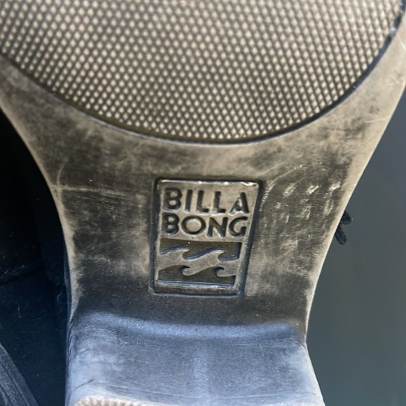 Billabong women’s sz 7.5 black Vegan suede pull on boots with fringe - Picture 8 of 8